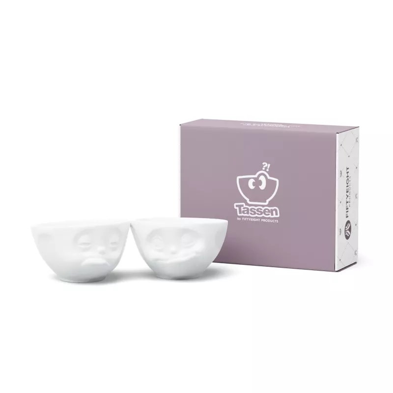 FIFTYEIGHT PRODUCTS Σετ Μπολ 200ml - Sleepy & Delicious White