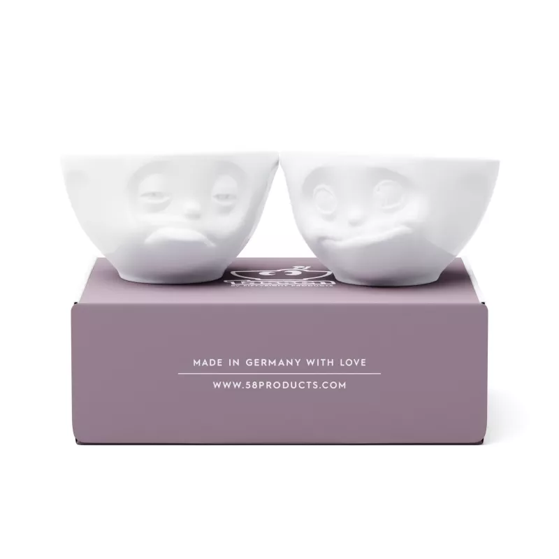FIFTYEIGHT PRODUCTS Σετ Μπολ 200ml - Sleepy & Delicious White