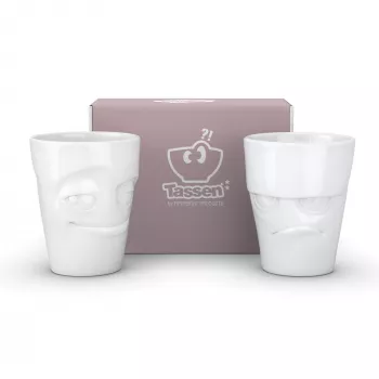 FIFTYEIGHT PRODUCTS Φλιτζάνι 350ml - Grumpy & Mischievous White