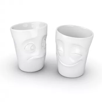 FIFTYEIGHT PRODUCTS FIFTYEIGHT Φλιτζάνι 350ml - Amused & Bewildered Λευκό