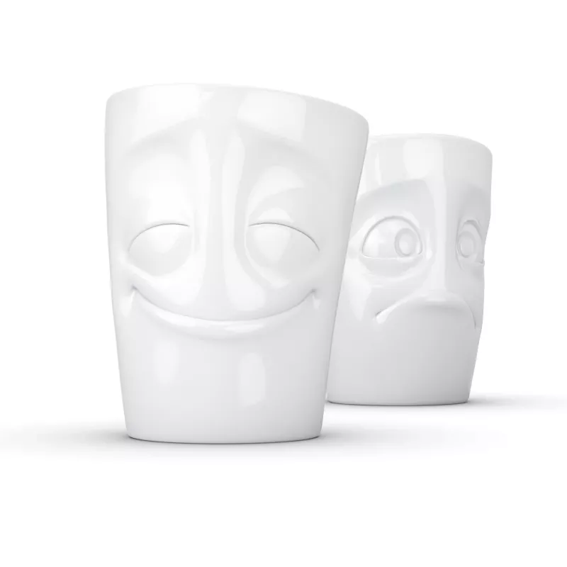 FIFTYEIGHT PRODUCTS FIFTYEIGHT Φλιτζάνι 350ml - Amused & Bewildered Λευκό