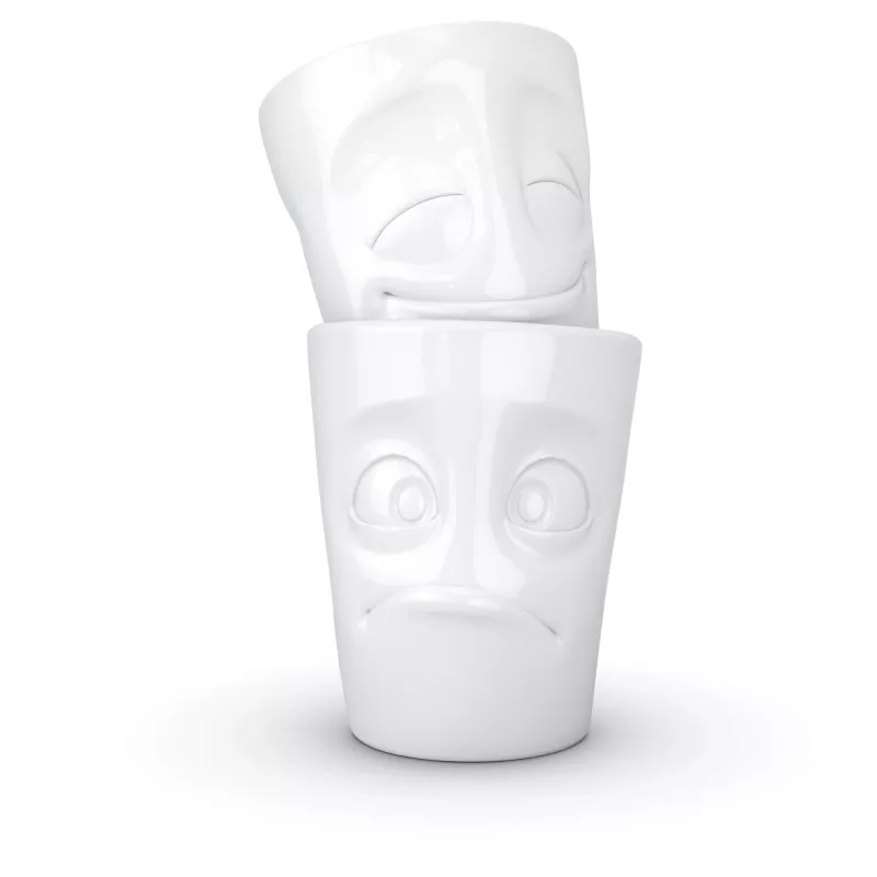 FIFTYEIGHT PRODUCTS FIFTYEIGHT Φλιτζάνι 350ml - Amused & Bewildered Λευκό