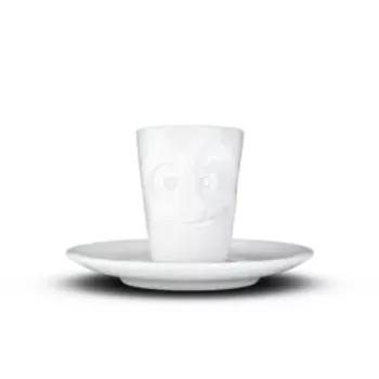 FIFTYEIGHT PRODUCTS Κούπα εσπρέσο με λαβή 80ml - Lecker White