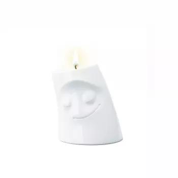 FIFTYEIGHT PRODUCTS FIFTYEIGHT Candle Snuggle CUDDLY Μικρό κηροπήγιο Λευκό