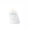 FIFTYEIGHT PRODUCTS FIFTYEIGHT Candle Snuggle CUDDLY μικρό κηροπήγιο λευκό