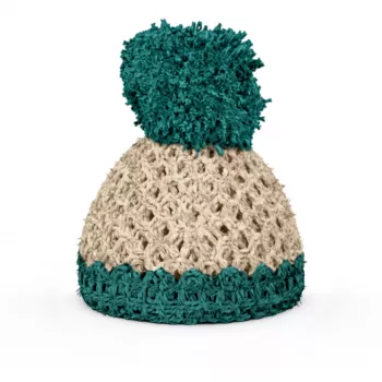 FIFTYEIGHT PRODUCTS Ποτηράκι αυγού Beanie Ivory/Emerald