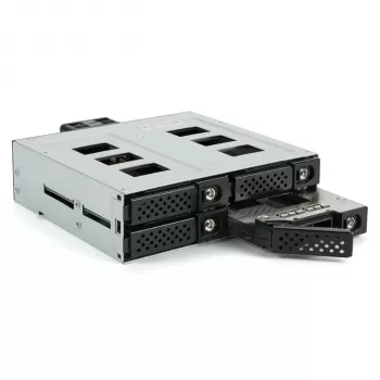 FANTEC MR-SA1242-12G SAS 12G & SATA 6G 1x5.25 inch για 4x2.5 inch SSD/HDD Μαύρο (2521)