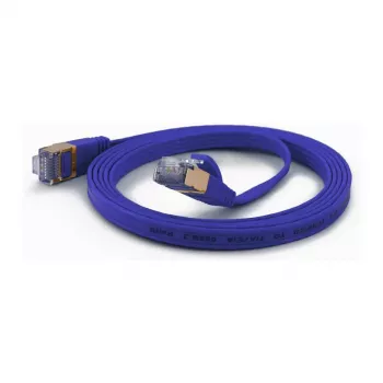 wantecWire Καλώδιο Patch CAT6A Extra Flat FTP 1,0m Μπλε