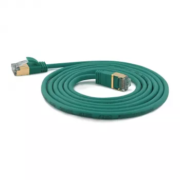 wantecWire Καλώδιο Patch CAT7 Extra Thin S/FTP Πράσινο 2,0m