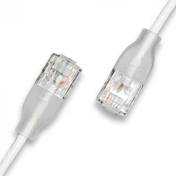 WANTEC Καλώδιο Patch UTP CAT6a eGlow 2,0m Λευκό (7406)