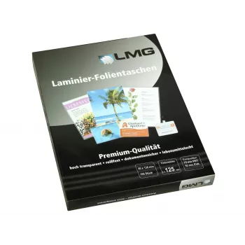 LMG φύλλα πλαστικοποίησης γυαλιστερά για μικρό μέγεθος 100 τεμ.