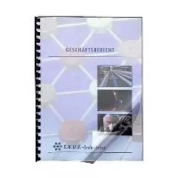 LMG Signaltechnologie 100 Premium Διαφανή εξώφυλλα θηκών βιβλιοδεσίας A4 (UMT020T)
