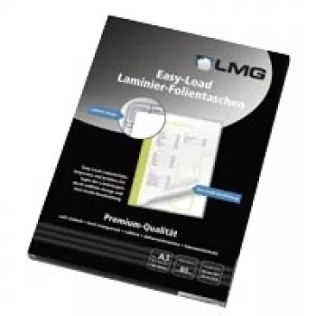 LMG Easyload Φύλλα πλαστικοποίησης A3 γυαλιστερά, 80 μικρόν, 100 τεμ.