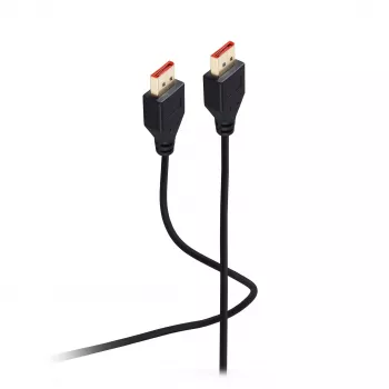 SHIVERPEAKS Flexline καλώδιο DisplayPort 1.4, βύσμα αρσενικό σε βύσμα αρσενικό, UHD 8K, εξαιρετικά λεπτό, μαύρο, 1,0 m (FL31-69025)