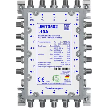 Jultec JMT0502-10A παθητικός Multi-Tap, 5 γραμμές trunk, 2 έξοδοι tap