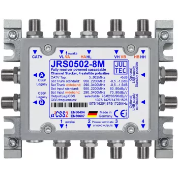 JULTEC JRS0502-8M multiswitch μονού καλωδίου 5/2/8 UB