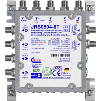 JULTEC JRS0504-8T multiswitch μονού καλωδίου 5/4/8 UB