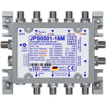 JULTEC JPS0501-16M μετατροπέας μονού καλωδίου Unicable II 1/16 UB