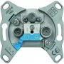 JULTEC JAD318TRS πρίζα κεραίας διέλευσης, 3 οπών, 18 dB, με δίοδο αποσύζευξης, SAT/TV/Radio, χωνευτή