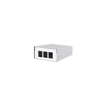 Metz Connect Θήκη Keystone AP 3 θυρών Pure White, χωρίς κάλυμμα