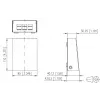 Metz Connect Θήκη Keystone AP 3 θυρών Pure White, χωρίς κάλυμμα