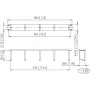 METZ CONNECT 19 ιντσών 1U 75 mm patch panel RAL 9005 μαύρο 130894-03-29-E