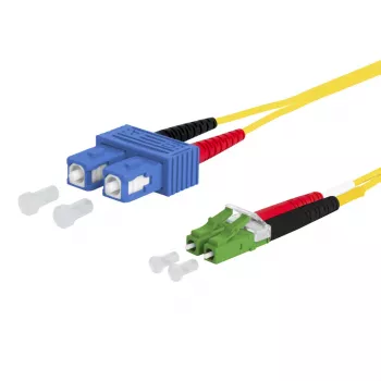 METZ CONNECT OpDAT Καλώδιο patch SC-D/LC-D APC OS2 2,0 m