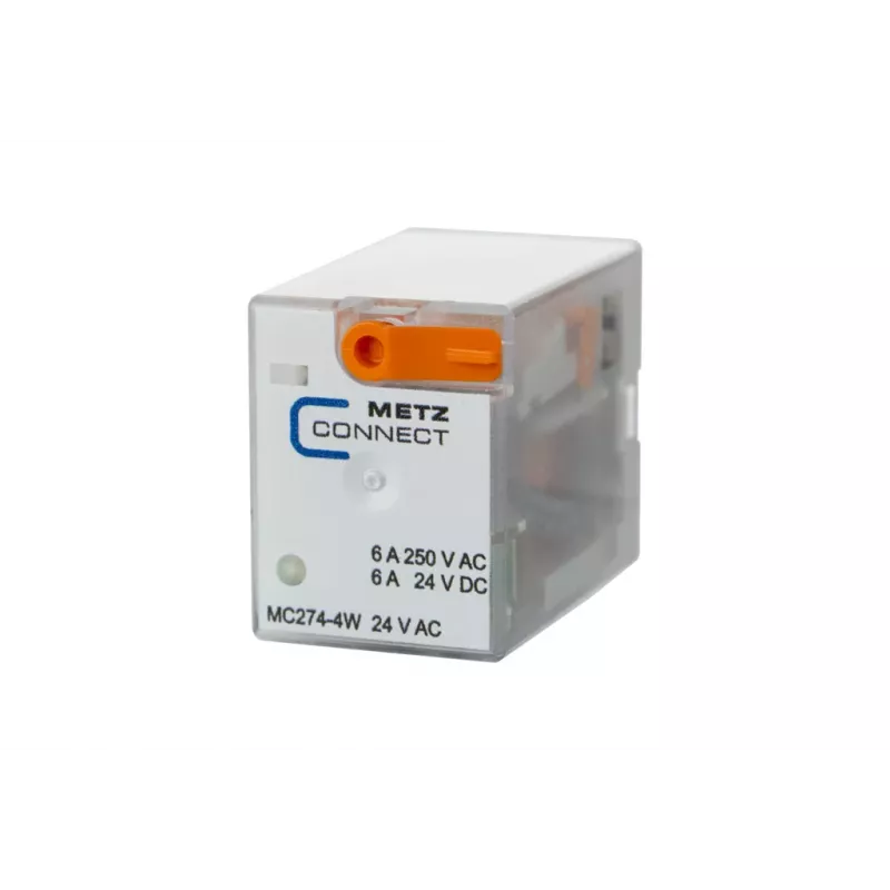 METZ CONNECT BTR NETCOM Βιομηχανικό ρελέ 4PDT 24VAC 7A Steckrelais 110017101407