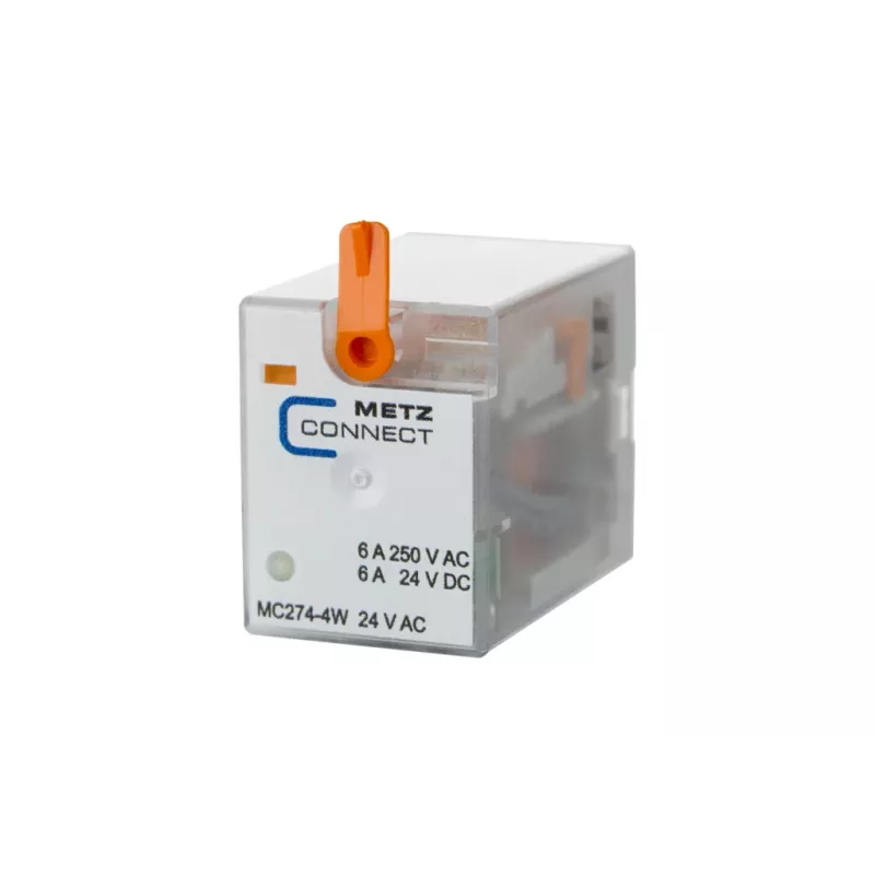 METZ CONNECT BTR NETCOM Βιομηχανικό ρελέ 4PDT 24VAC 7A Steckrelais 110017101407