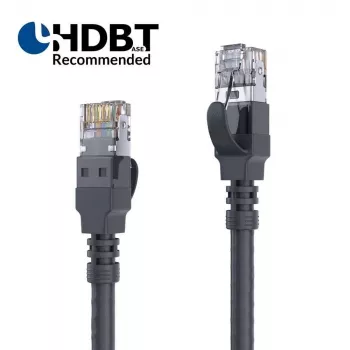 PureLink AVIT Media Series CAT 6a SFTP Καλώδιο patch RJ-45 (M) σε RJ-45 (M) 25 m Μαύρο LSZH