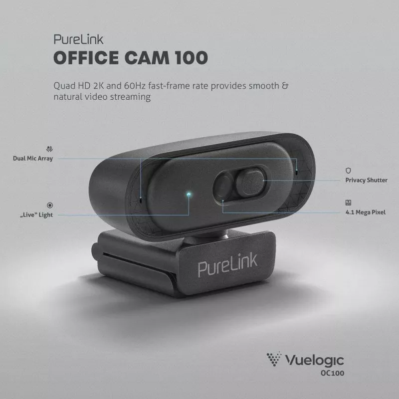 PureLink Webcam για home office, live streaming και τηλεκπαίδευση (VL-OC100)