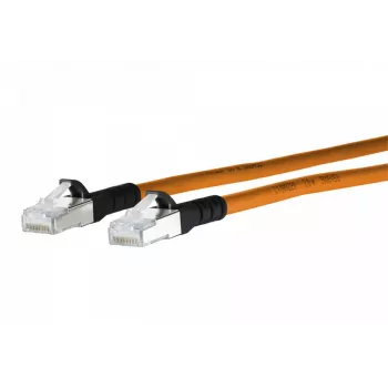 METZ CONNECT 1308452001-E Cat6a SF/UTP Ethernet Patchkabel 2 m πορτοκαλί