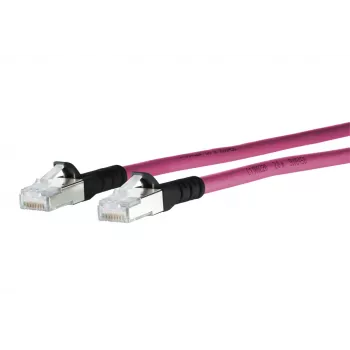 METZ CONNECT 1308453002-E Cat6a SF/UTP Patchkabel δικτύου 3 m ματζέντα