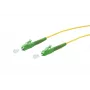METZ CONNECT OpDAT Patchkabel LC-S APC/LC-S APC OS2 Duplex 5m κίτρινο