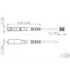 METZ CONNECT 1509QKEA002C-E SC/PC OS2 Singlemode-Pigtail 2m πράσινο 20 τεμ.