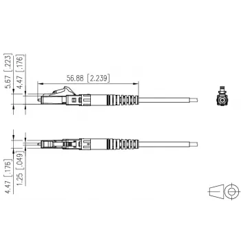 METZ CONNECT 1509QKJA002C-E LC Duplex OS2 Single-mode Καλώδιο Patch Πράσινο Συσκευασία 20 τεμ.