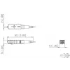 METZ CONNECT 1509QAEA0010-E SC OS2 Singlemode Green Field Assembly Connector 10 τεμ.
