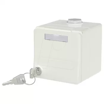METZ CONNECT IP44 Θήκη Επιτοίχιας Τοποθέτησης με Καπάκι 1309470002-I
