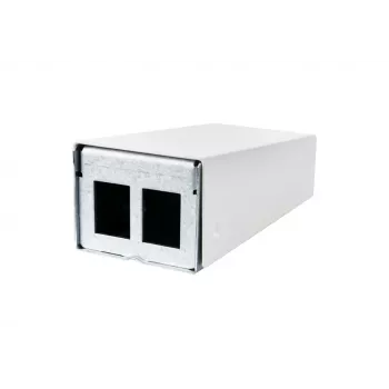 METZ CONNECT 130861-0202KE Πρίζα τοίχου οπτικών ινών LC-Duplex OM4 2-Port λευκό
