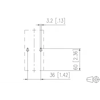 METZ CONNECT 130861-0202KE Πρίζα τοίχου οπτικών ινών LC-Duplex OM4 2-Port λευκό