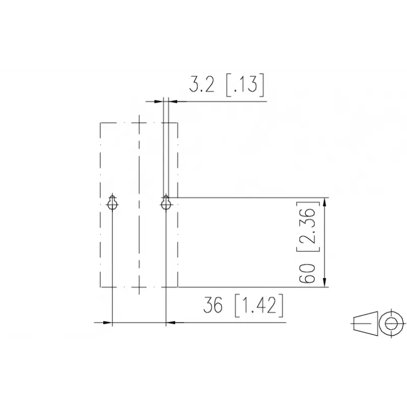 METZ CONNECT 130861-0202KE Πρίζα τοίχου οπτικών ινών LC-Duplex OM4 2-Port λευκό