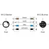 METZ CONNECT Καλώδιο δικτύου M12 (4-Pin)