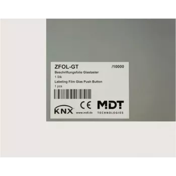 MDT μεμβράνη σήμανσης για Glass Push-button Plus ZFOL-GT