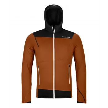 Ortovox Fleece Light φούτερ με κουκούλα - ανδρικό, αθλητική εφαρμογή, μείγμα μαλλιού merino