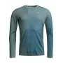 Ortovox 185 Rock'N'Wool Print LS Base Layer - AOP Green Sage, μέγεθος M