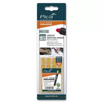Pica VISOR Permanent ανταλλακτικές μύτες κίτρινο (συσκευασία 10 τεμ.) - SB