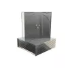 MEDIARANGE BOX21-M θήκη Jewelry - 1 δίσκος - μαύρο - διαφανές - πλαστικό - 120 mm - 140 mm