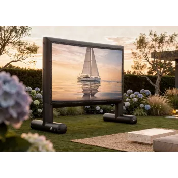 Celexon Inflatable Outdoor Projection Screen Professional INF 100, 100 ίντσες 16:9, Ορατή περιοχή 222 x 125 cm, συμβατή με 4K-UHD