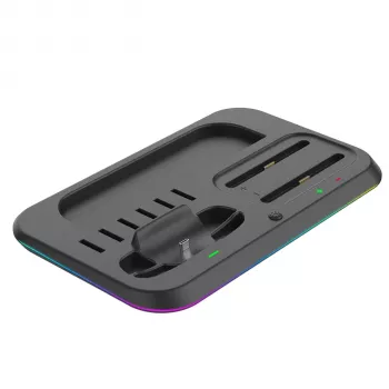 ready2gaming Nintendo Switch 2 βάση φόρτισης - Φορτιστής 4 Joy-Con με ενδείξεις LED, μαύρο