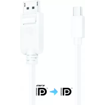 Purelink iSeries καλώδιο DisplayPort σε Mini DisplayPort 1,5 m λευκό με ασφάλιση (IS1100-015)